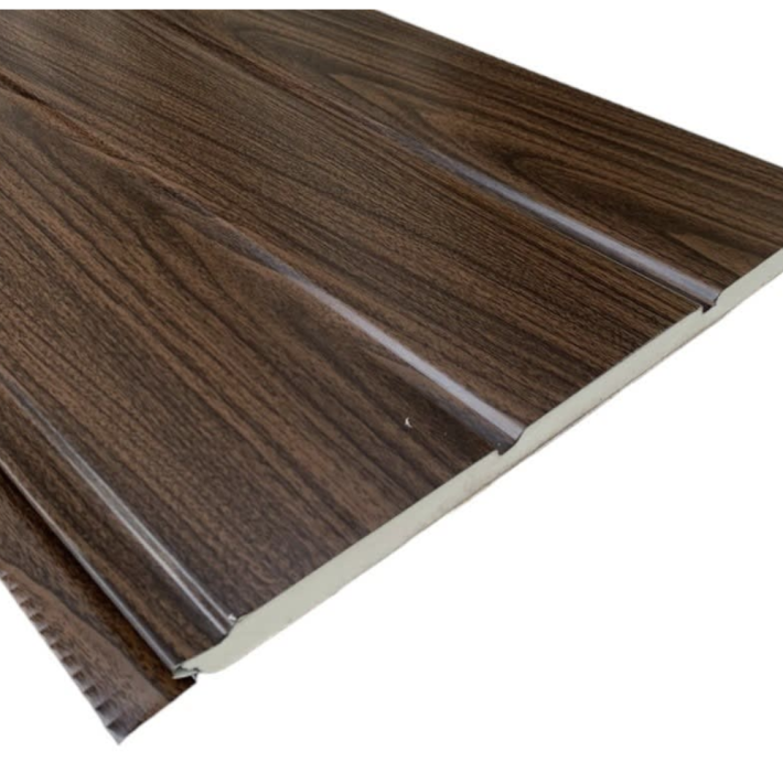 Siding Metal Horizontal Madera Roble G2