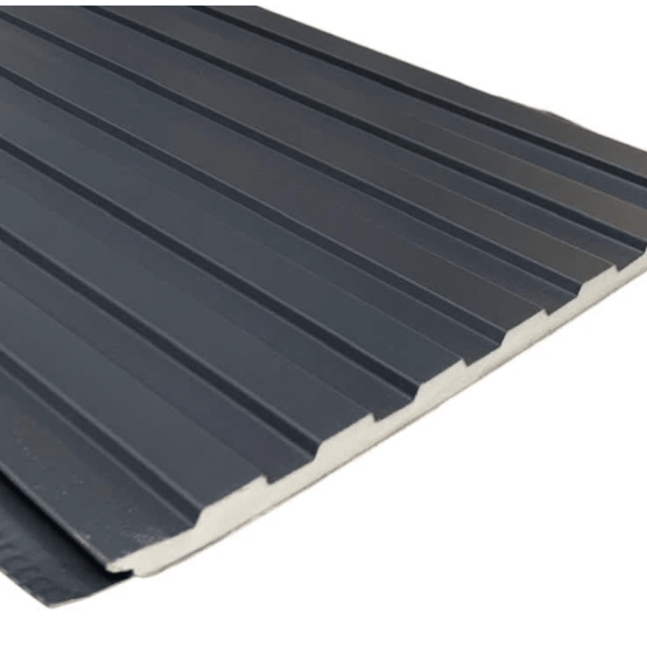 Siding Metal Vertical Negro DK-GW