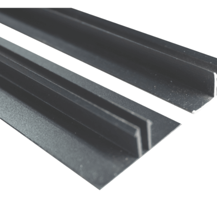 Perfil Metal Unión Negro